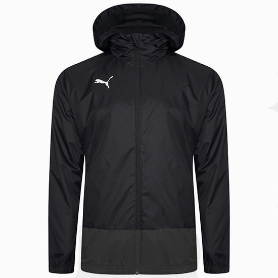 Puma Goal Training Rain Jacket – Black/Asphalt