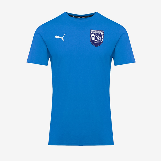 Puma teamGOAL 25 Casuals SS Tee - Ignite Blue/Puma White [RADCLIFFE ACADEMY]