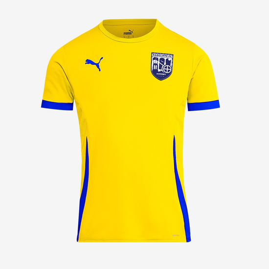 Puma teamGOAL 24 SS Shirt - Faster Yellow/Ignite Blue [RADCLIFFE ACADEMY]