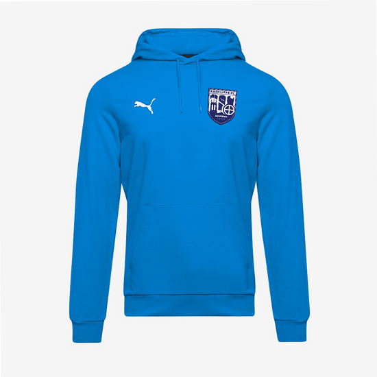 Puma teamGOAL 25 Casuals Pullover Hoodie - Ignite Blue/Puma White [RADCLIFFE ACADEMY]