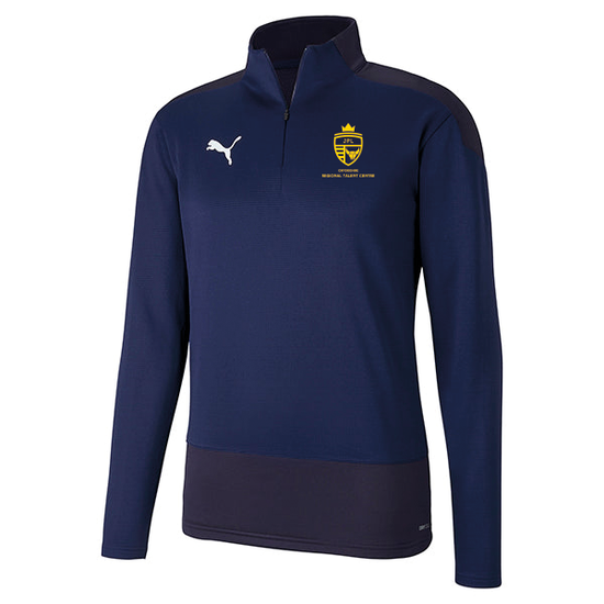 Puma Goal Training 1/4 Zip Top – Peacoat/New Navy  - Outfield Players Alternative 1/4 Zip Top [JPL OXFORDSHIRE]