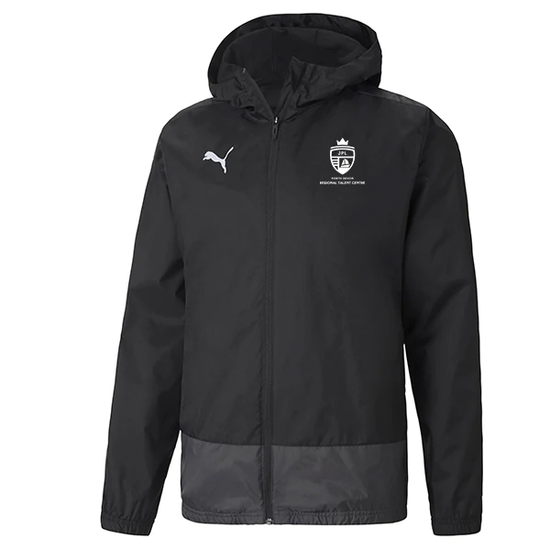 Puma Goal Training Rain Jacket – Black/Asphalt [JPL North Devon]