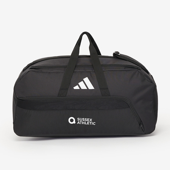 Adidas Tiro League Large Duffle Bag - Black/White (Staff) [JPL Sussex]