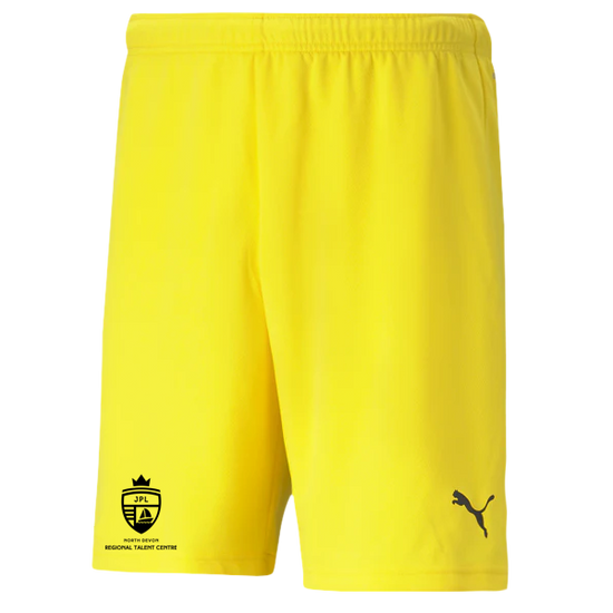 Puma teamRISE Shorts – Cyber Yellow - GK Match/Training Shorts [JPL North Devon]