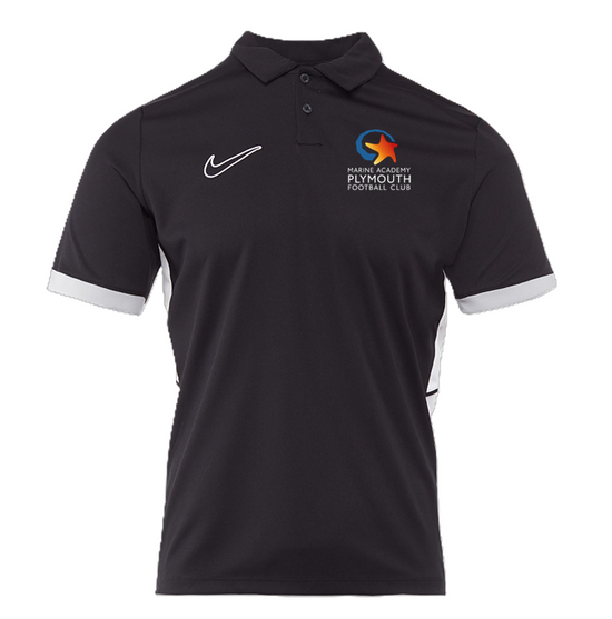 Staff - Nike Academy 25 SS Polo - Black/Wolf Grey/White [MAP U9 JUNIORS]