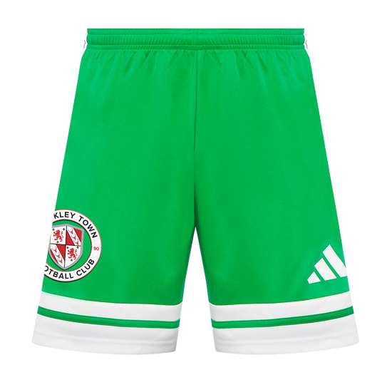 Adidas Squadra 25 Shorts - Team Green/White  [BRACKLEY TOWN PDC]