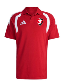 adidas Tiro 26 League SS Cotton Polo - Team Power Red 2/White [CHELTENHAM ACADEMY]