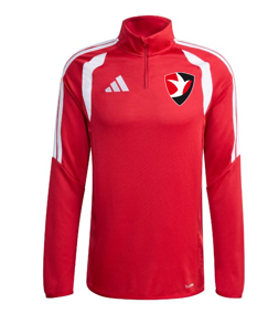 adidas Tiro 26 League Slim-Fit 1/4-Zip Training Top - Team Power Red 2/White  [CHELTENHAM ACADEMY]