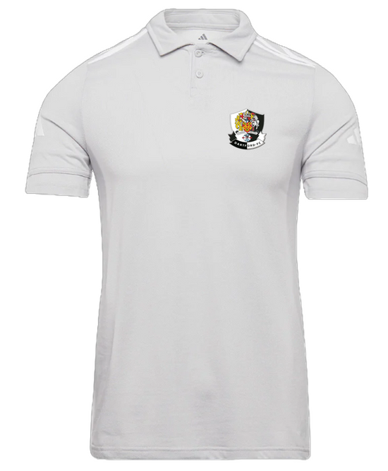 adidas Squadra 25 Polo - Team Light Grey/White [Dartford Youth Coaches]