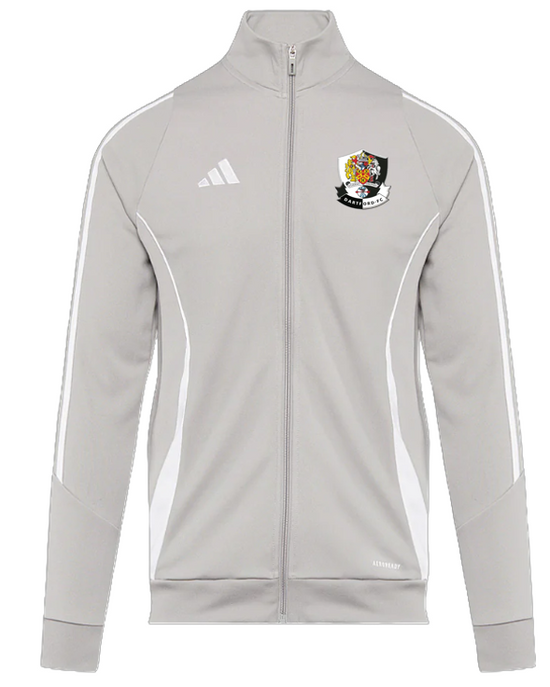 adidas Tiro 24 Slim Training Jacket - Team Mid Grey/White [Dartford Youth Coaches]