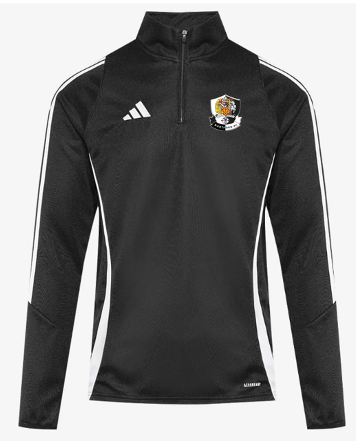 adidas Tiro 24 1/4 Zip Training Top - Black/White [Dartford Youth]