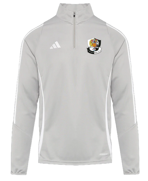 adidas Tiro 24 1/4 Zip Training Top - Team Mid Grey/White [Dartford Youth Coaches]