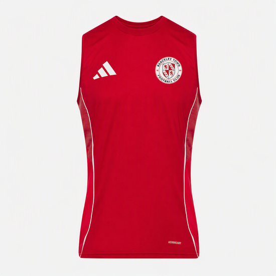 adidas Tiro 25 Competition Slim Sleeveless Shirt - Team Power Red 2/Pure Ruby [Brackley Town PDC]