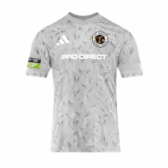 adidas Team Icon 25 Slim SS Shirt - Team Light Grey/White [GT Sports]