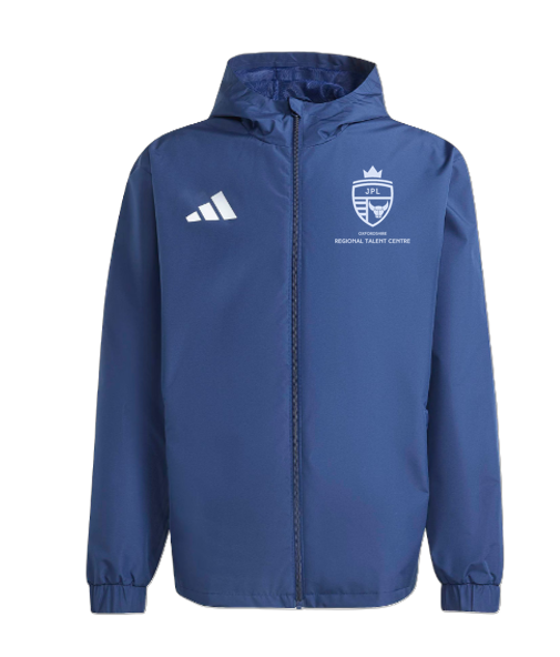 adidas Entrada 26 All-Weather Jacket - Team Navy Blue 2/White [JPL Oxfordshire]