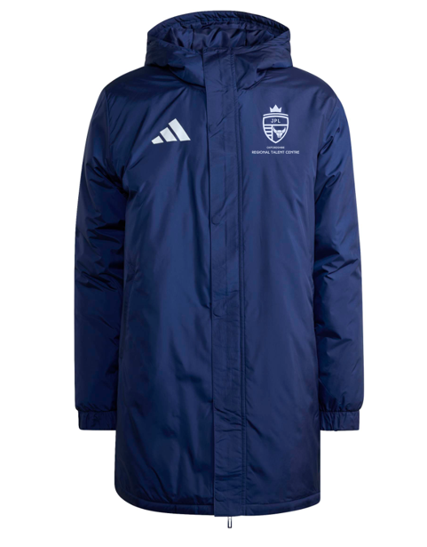 adidas Entrada 26 Hooded Stadium Jacket - Team Navy Blue 2/White [JPL Oxfordshire]