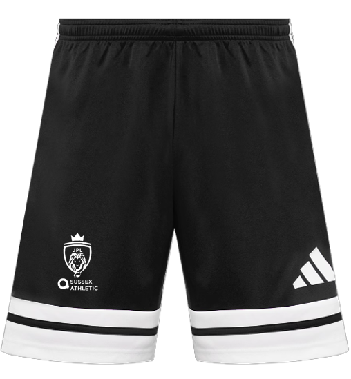 adidas Squadra 25 Shorts - Black/White (Boys Crest) [JPL Sussex]