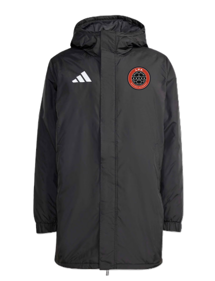 adidas Entrada 26 Hooded Stadium Jacket - Black/White [LPA Academy]