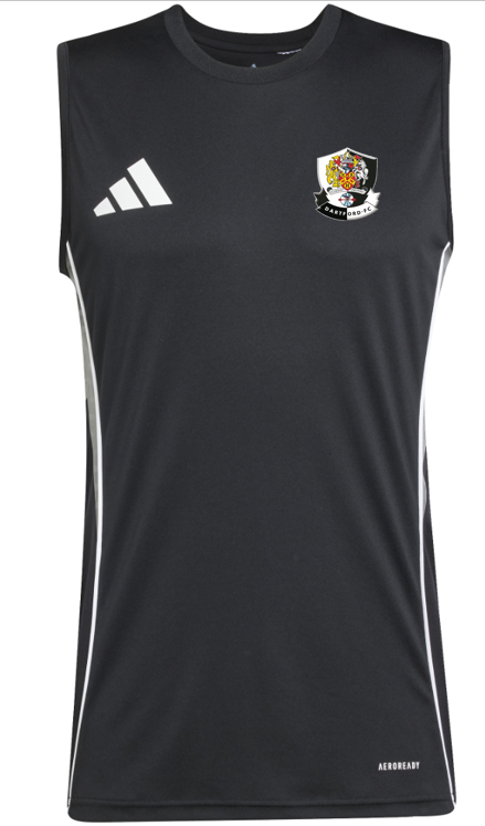 adidas Tiro 25 Competition Slim Sleeveless Shirt - Black/Team Grey Four [Dartford Ladies 1st Team]