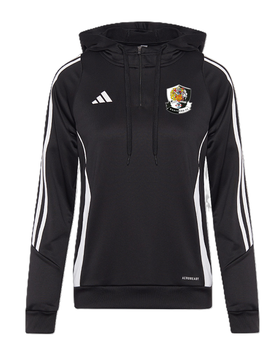 adidas Tiro 24 Womens Training Hoodie - Black/White [Dartford Ladies Academy]