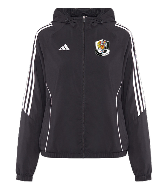 adidas Tiro 24 Womens Windbreaker Jacket - Black/White [Dartford Ladies Academy]