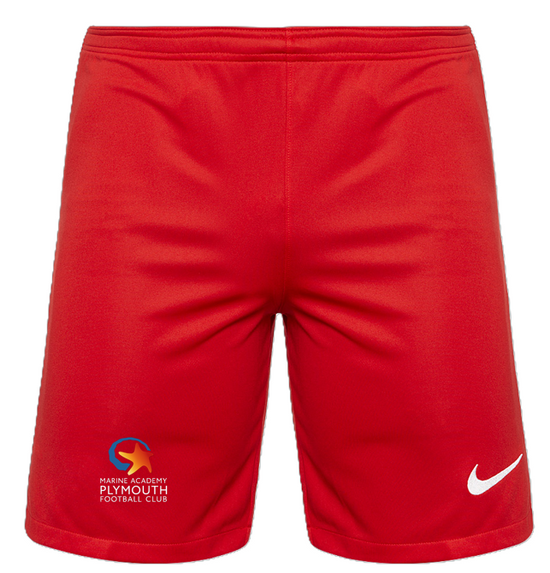 Nike League III Knit Shorts - University Red/White [MAP U9 JUNIORS]