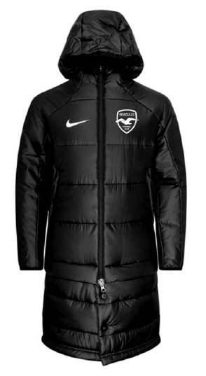Nike Academy Pro 24 All Weather Jacket - Black/White (Coach Kit) [SEAGULLS FC]