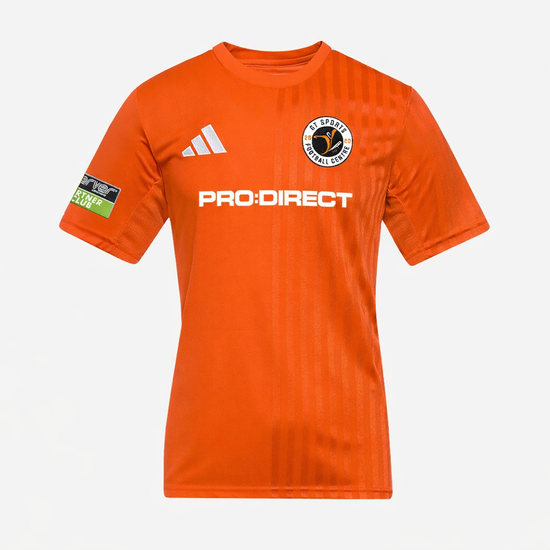 adidas Campeon 25 Slim SS Shirt - Team Orange/White [GT Sports]