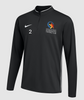 Staff Nike Park 26 Slim-Fit 1/4-Zip Drill Top - Black/White [MAP]