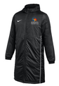 Staff - Nike Park 26 Hooded Sideline-Fill Jacket - Black/White [MAP U9 JUNIORS]