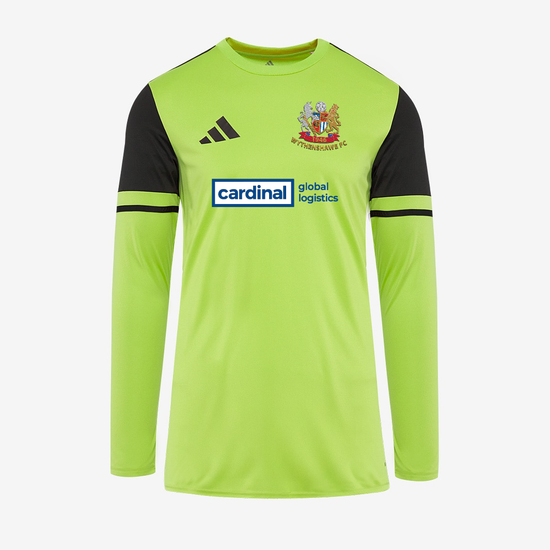 adidas Squadra 25 Slim LS GK Shirt - Pulse Lime/Black [Whythenshawe]