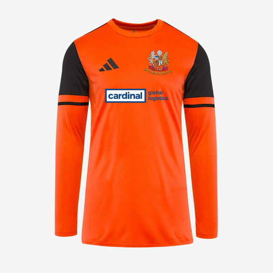 Adidas Squadra 25 Slim LS GK Shirt - Semi Impact Orange/Black [Wythenshawe]