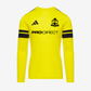 adidas Squadra 25 Slim LS Shirt - Team Yellow/Black [JPL All Stars]
