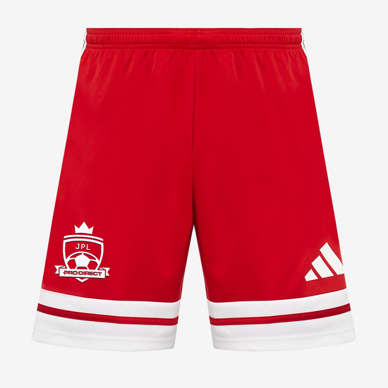 adidas Squadra 25 Shorts - Team Power Red 2/White [JPL All Stars - WARRIORS]