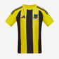 adidas Striped 24 SS Shirt - Team Yellow/Black [Hebburn Town Juniors]
