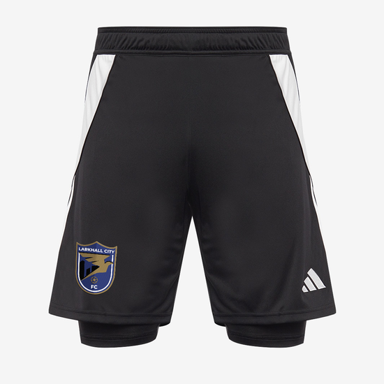 adidas Tiro 24 Training 2 in 1 Shorts - Black/White [Larkhall City]