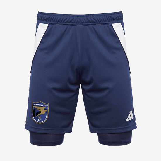 adidas Tiro 24 Training 2 in 1 Shorts - Team Navy Blue/White [Larkhall City]