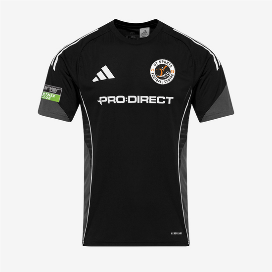 adidas Tiro 25 Competition Slim SS Training Shirt - Black/Team Grey Four [GT Sports]