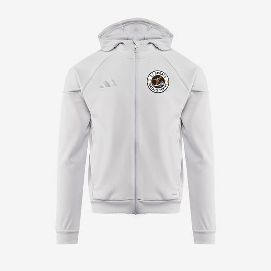 adidas Tiro 25 Full Zip Hoodie - Team Light Grey [GT Sports]