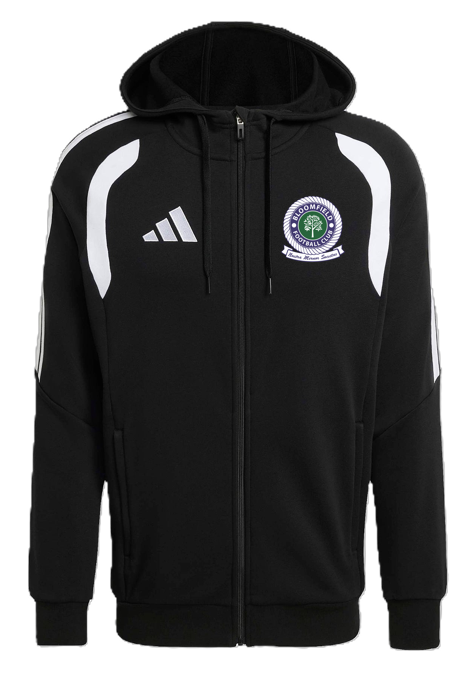 adidas Tiro 26 League Full-Zip Cotton Hoodie - Black/White [Bloomfield]