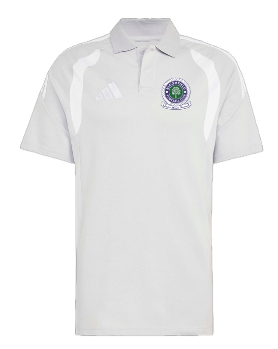 Coaches adidas Tiro 26 League SS Cotton Polo - Team Light Grey/White [Bloomfield]