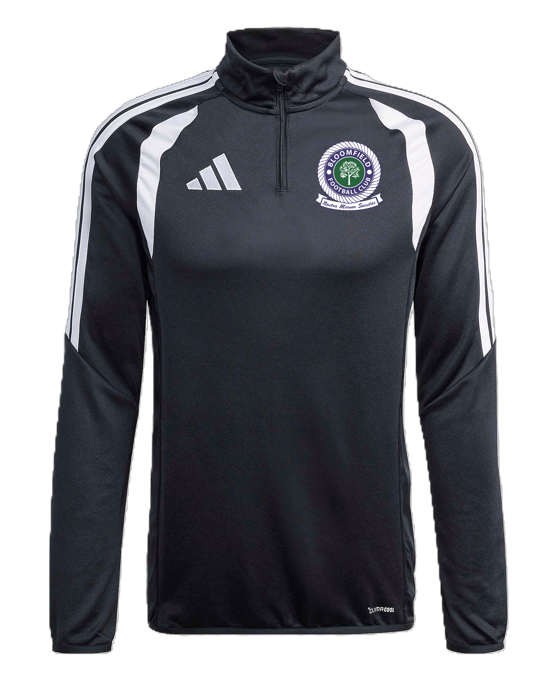 adidas Tiro 26 League Slim-Fit 1/4-Zip Training Top - Black/White [Bloomfield]
