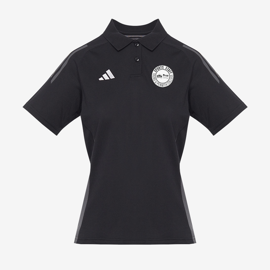 adidas Womens Tiro 25 Competition Staff Polo - Black/Grey [Truro & Penwith Staff]