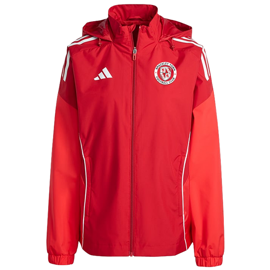 adidas Womens Tiro 25 Competition All Weather Jacket - Team Power Red 2/Pure Ruby [Brackley Town PDC]