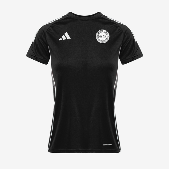 adidas Womens Tiro 25 Competition Staff Training Jersey - Black/Grey [Truro & Penwith Staff]