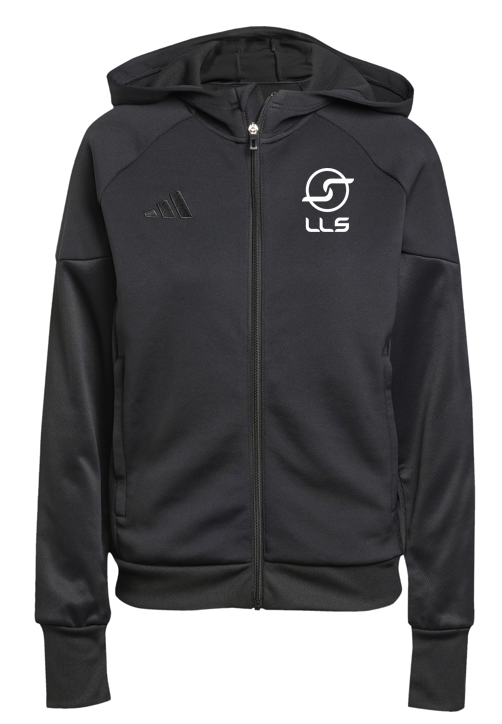 adidas Womens Tiro 25 Full Zip Travel Hoodie - Black [LLS]