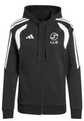 adidas Womens Tiro 26 League Full-Zip Cotton Hoodie - Black/White [LLS]