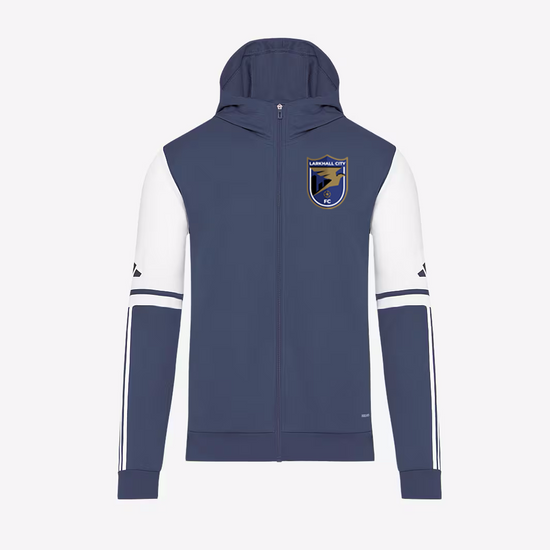 adidas Squadra 25 Full Zip Hoodie - Team Navy Blue 2/White [Larkhall City]