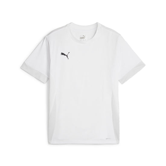 PUMA teamGOAL Matchday Jersey - Puma White/Black/Feather Grey (Youth)