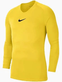 Nike Dri-FIT Park 1st Layer LS Jersey - Tour Yellow/Black [MAP U9 JUNIORS]
